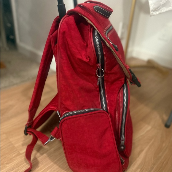 Kipling Red Wheeled/Backpack - Picture 4 of 10